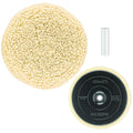 DEWALT Wool Buffing Pad and Backing Pad Kit, 7-in - Durable