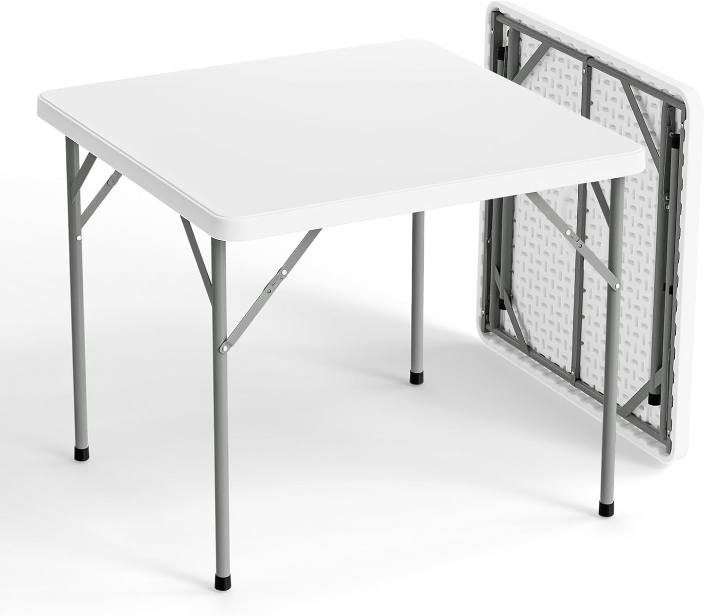 VINGLI Card Square Table 34 inch Foldable for Games and Dining