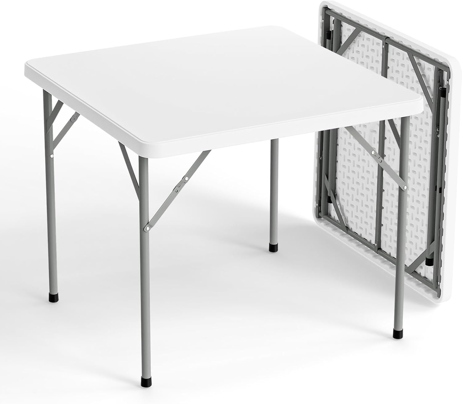 VINGLI Card Square Table 34 inch Foldable for Games and Dining