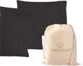 1000 TC Dark Gray King Pillowcases Set of 4 - Silky Sateen Comfort