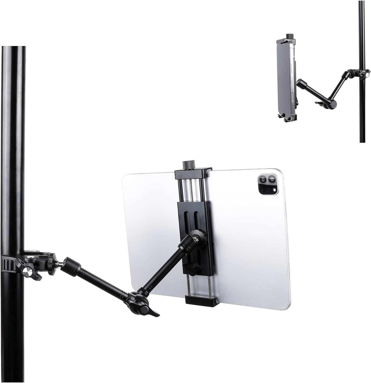 All-Aluminium Tablet Holder for Bike Handlebar and More