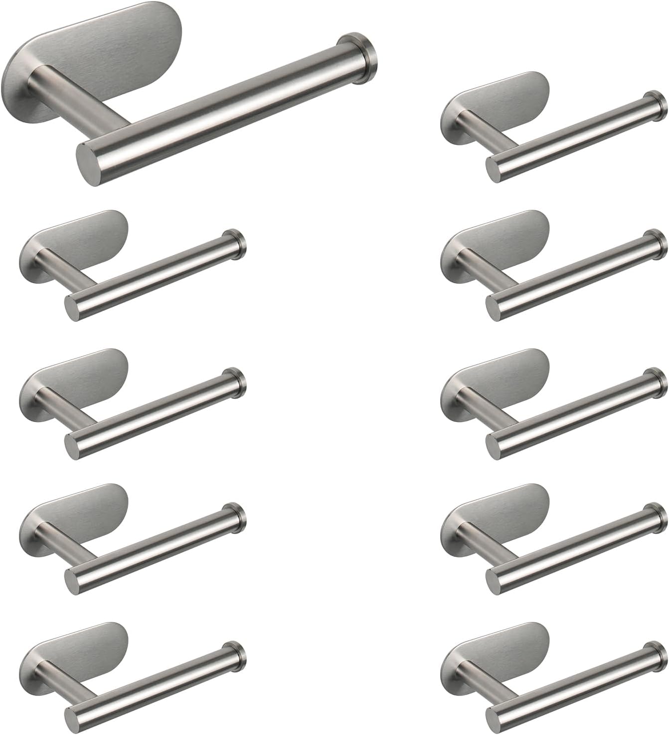 NearMoon Self Adhesive Toilet Paper Holder for Modern Bathrooms