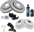 Front and Rear Brake Pad & Rotor Kit for 2010-11 F-150 - Complete Set