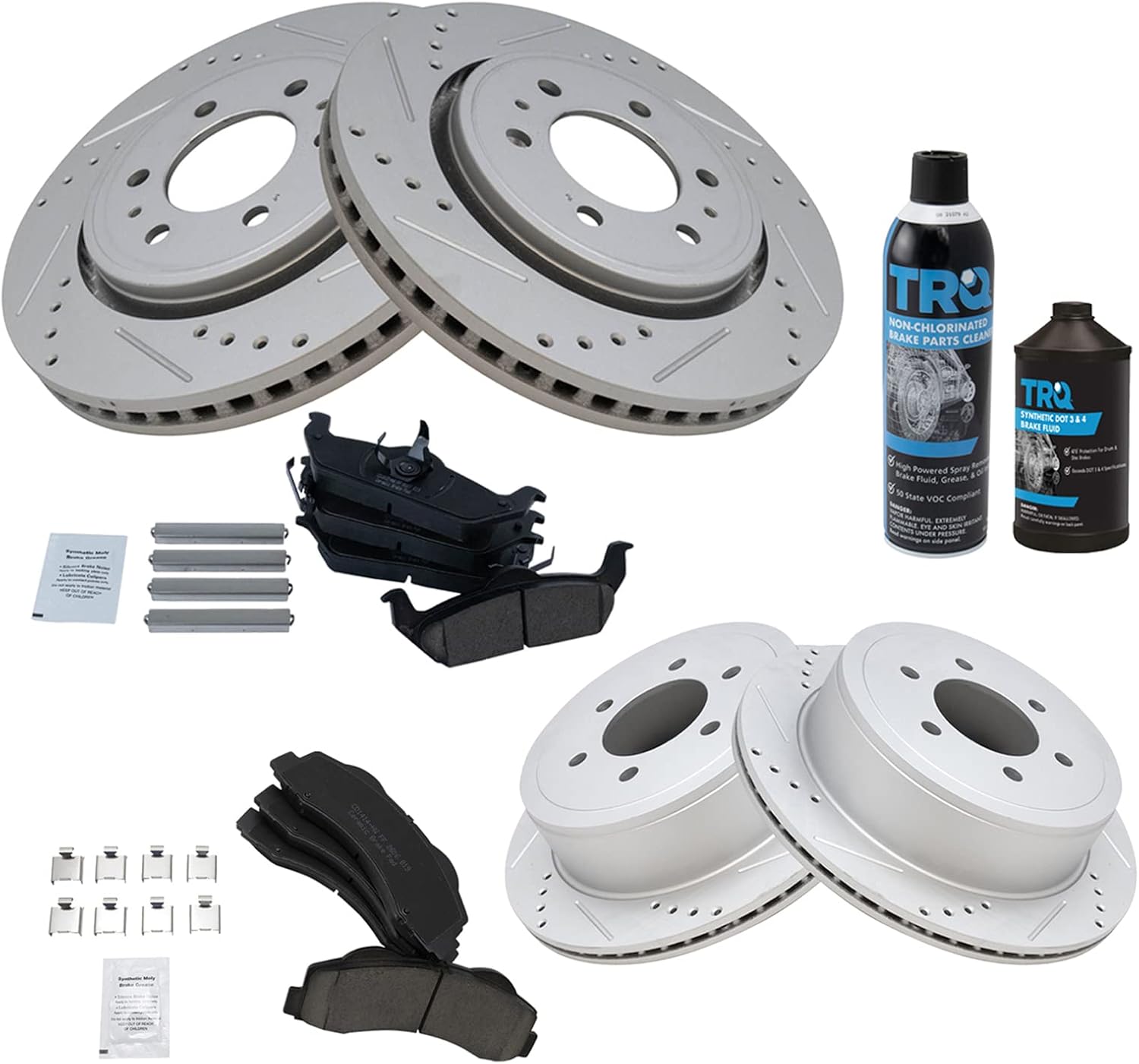 TRQ Performance Brake Pad & Rotor Kit for 2010-2011 Ford F-150