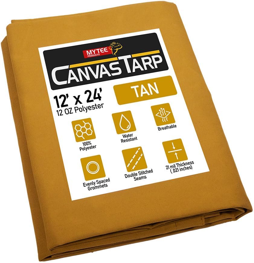 Mytee Products 12ft x 24ft Heavy Duty Water Resistant Tarp