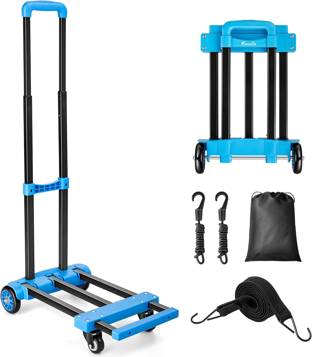KEDSUM Folding Hand Truck Dolly Cart for Easy Transport
