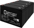 ML12-6F2 6V 12AH SLA AGM Battery Pack of 4 - Reliable Backup Power
