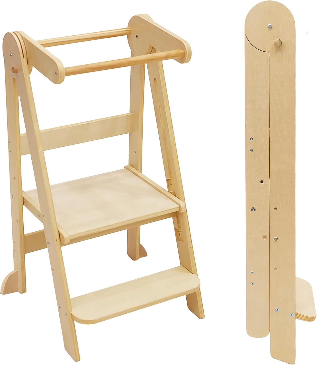 Foldable Toddler Tower by SHWWQUE: Safe Kitchen Helper