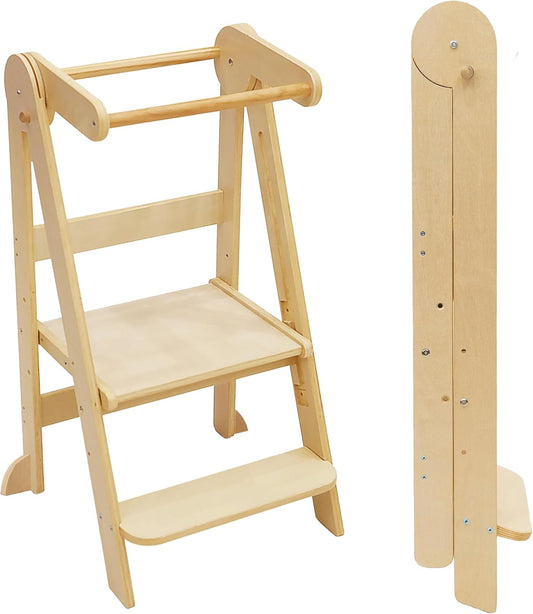 Foldable Toddler Tower by SHWWQUE: Safe Kitchen Helper