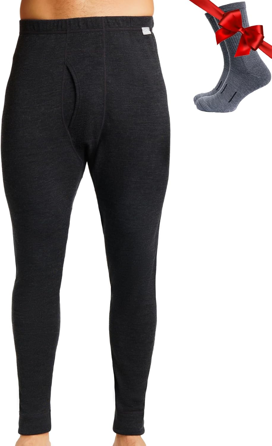 Merino Wool Base Layer Mens Bottom Pants for Ultimate Comfort