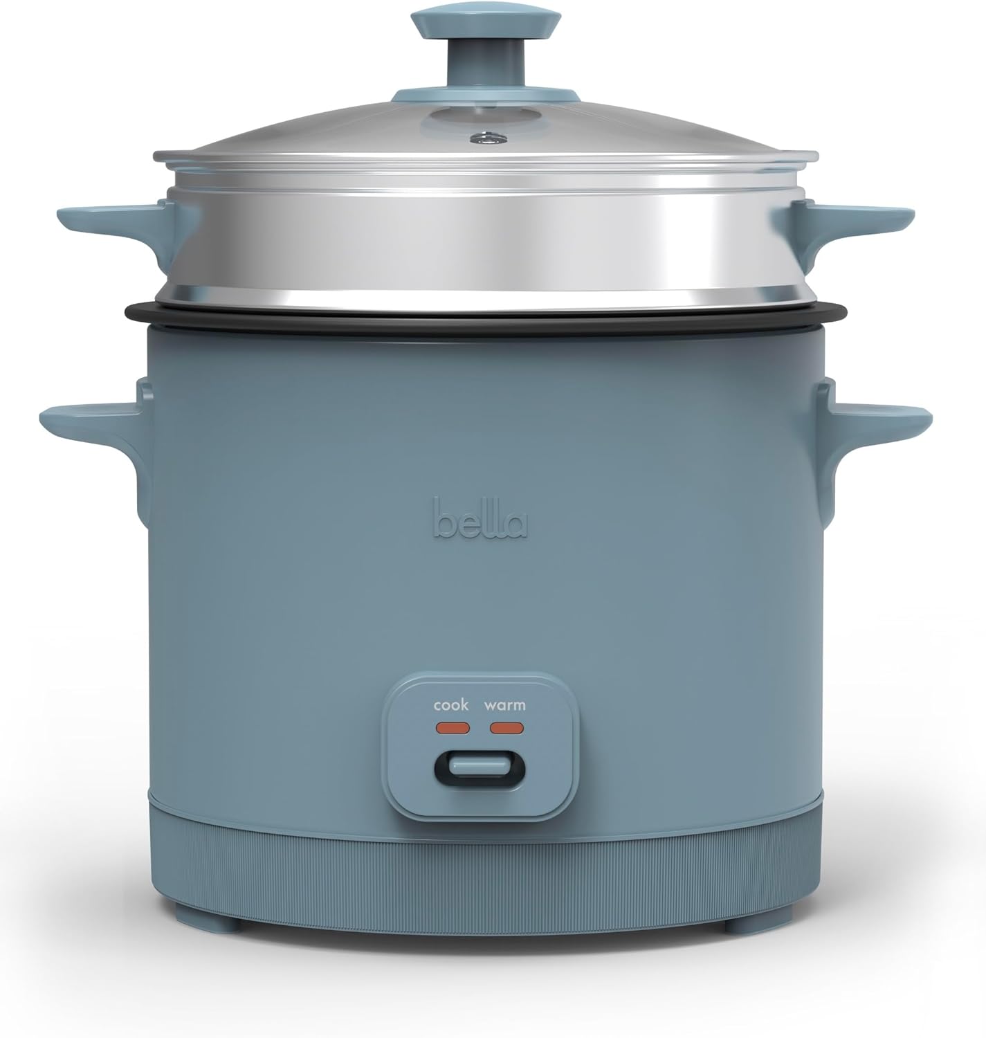 Bella 16 Cup Rice Cooker with Steamer for Effortless Meals