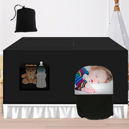 Breathable Blackout Crib Tent ~ Portable & Stretchy!