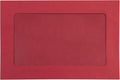 6 x 9 Full Face Window Envelopes Ruby Red - Pack of 500