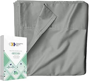 100% Natural Cotton Flat Sheet - Luxurious 600 Thread Count