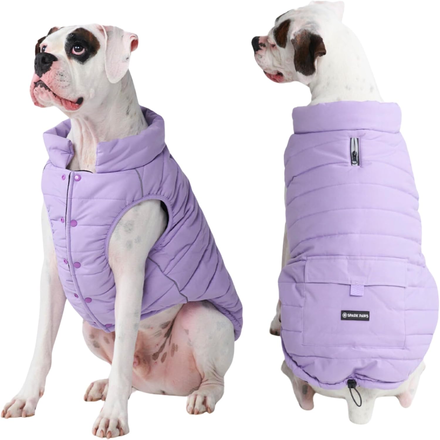 Spark Paws Dog Winter Jacket for Medium and Large Dogs