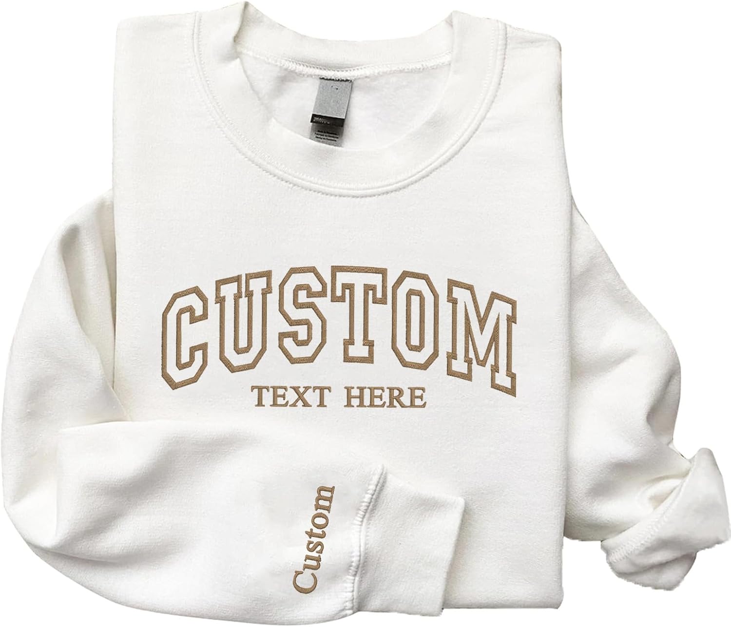 Custom Embroidered Oversized Sweatshirt - Stylish & Personalized