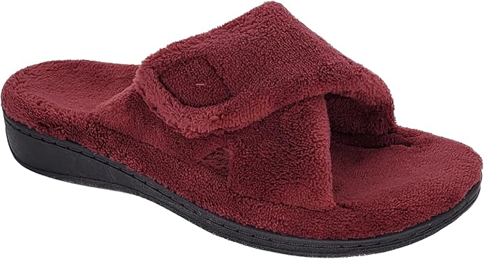 Vionic Women's Indulge Relax Slipper - Cozy Adjustable House Shoes