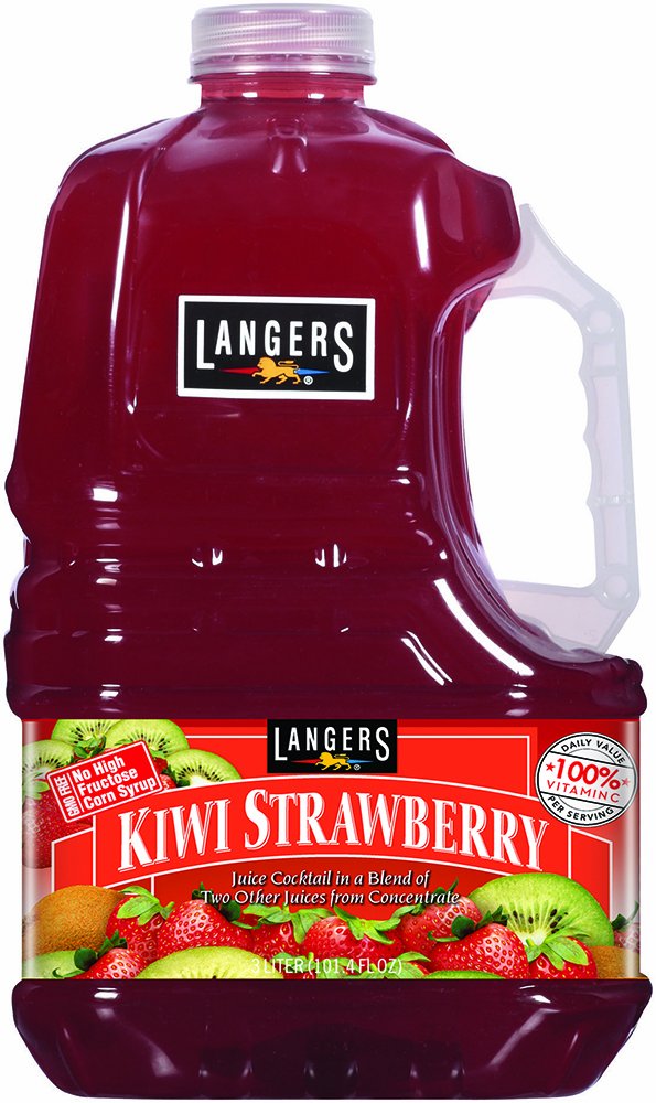 Langers Kiwi Strawberry Juice Cocktail - Nutritious and Delicious