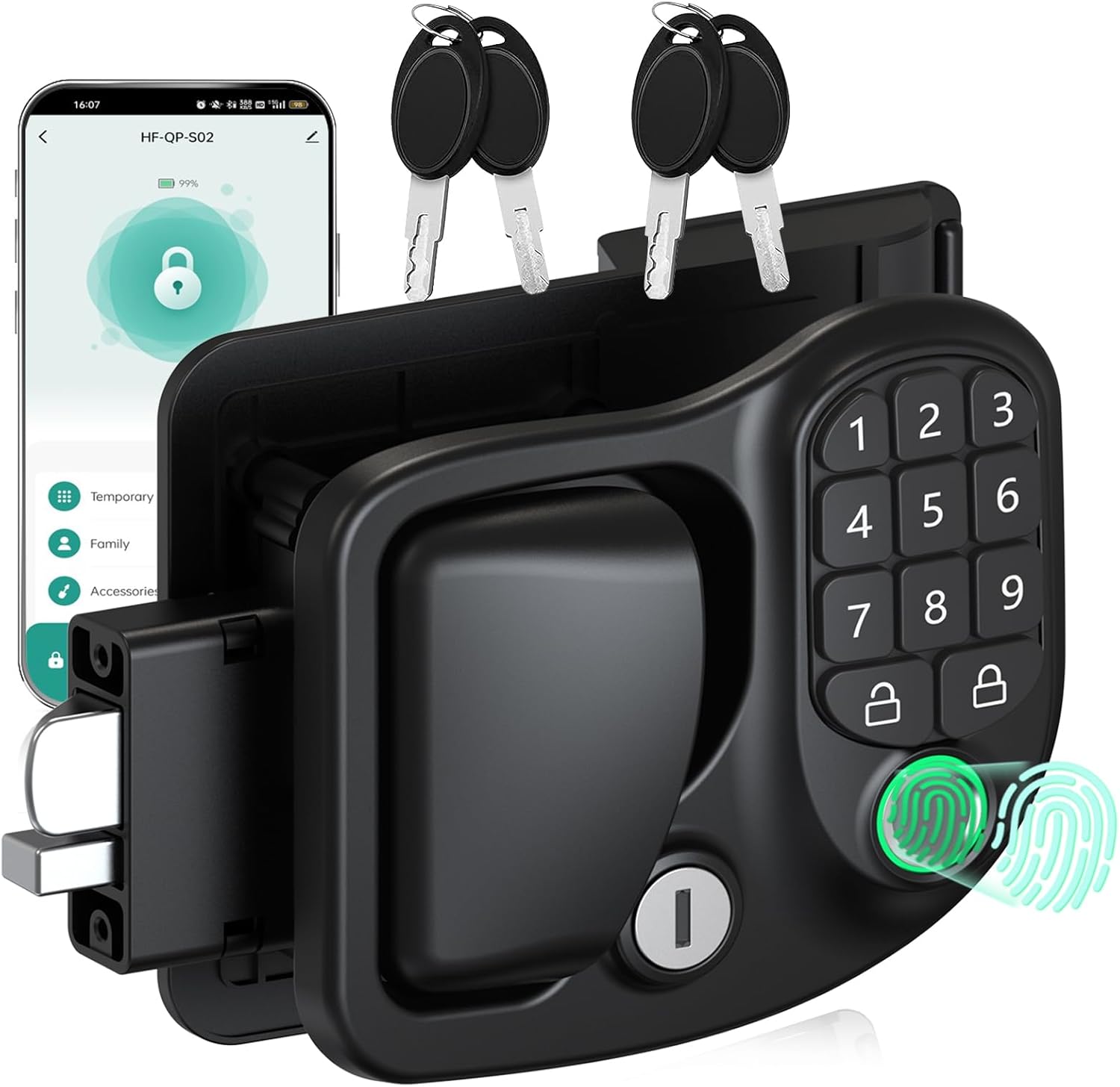 Upgraded RV Door Lock Replacement with Keyless Entry Features
