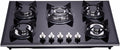 30 inch Gas Cooktop with 5 Burners and Tempered Glass Design