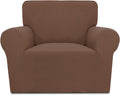 PureFit Stretch Chair Sofa Slipcover for Kids, Brown Color