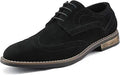 Bruno Marc Men's Suede Leather Lace Up Oxfords for Urban Style