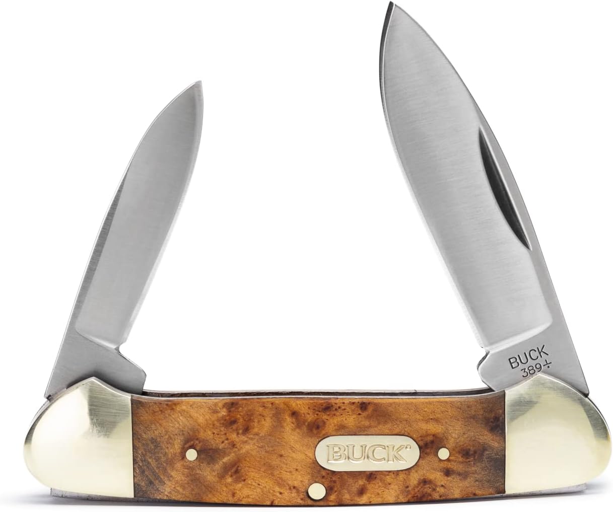 Buck Knives 389 Canoe Folding Pocket Knife with Wood Handle