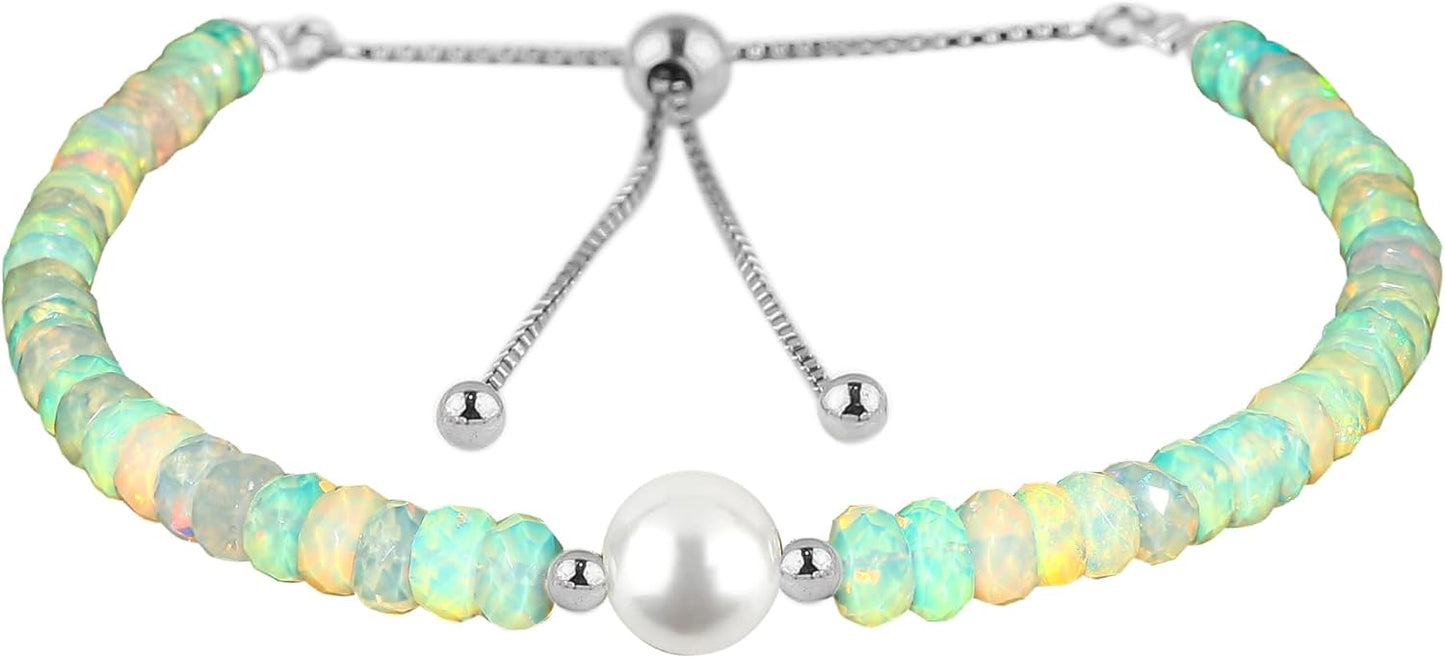 Faceted Rondelles Bracelets - Stunning Gemstone Jewelry Gift