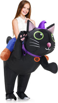 Inflatable Costume Cat for Kids Ride On Cat Blow Up Costume - Fun