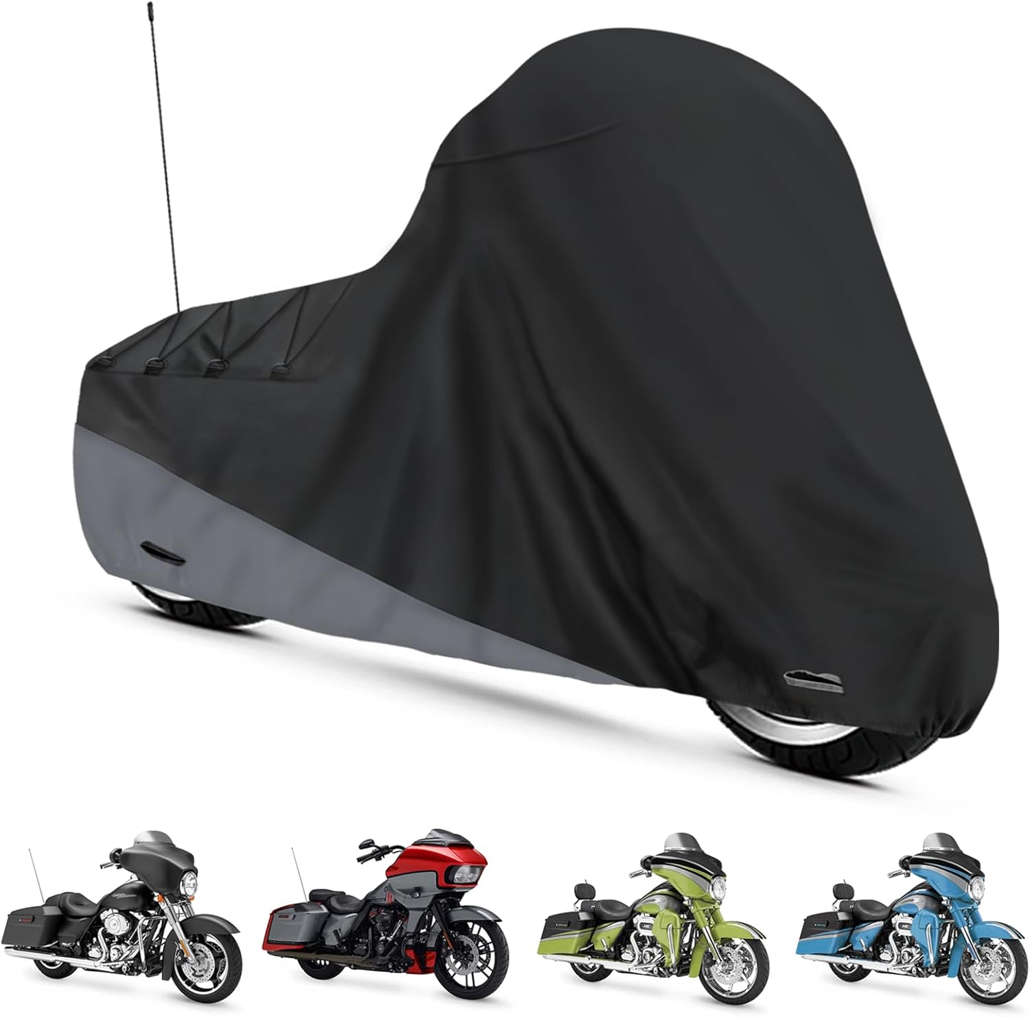 XYZCTEM Motorcycle Cover for Touring Models - All Weather Protection