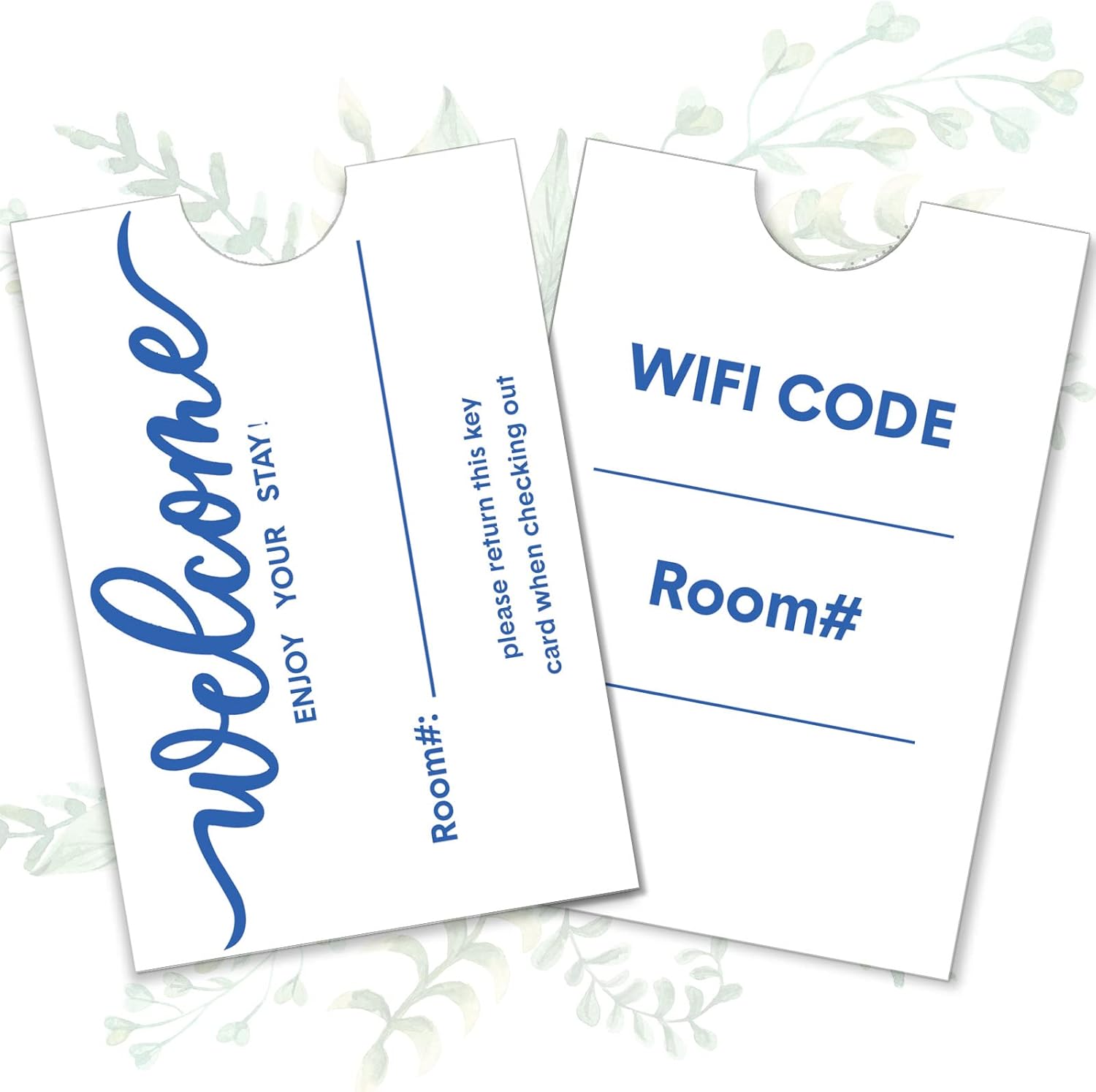 2000 Pcs Hotel Key Card Holder Sleeves for Business Use