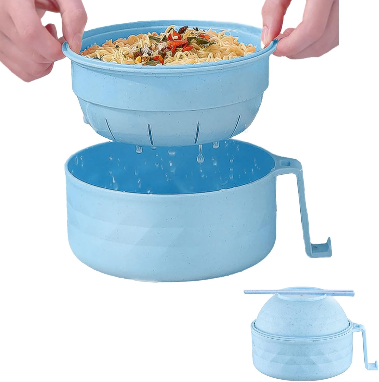 Instant Ramen Bowl Set - Cook Anywhere Easily!
