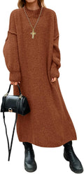 Oversized Sweater Dress for Women - Cozy Chunky Knit Style