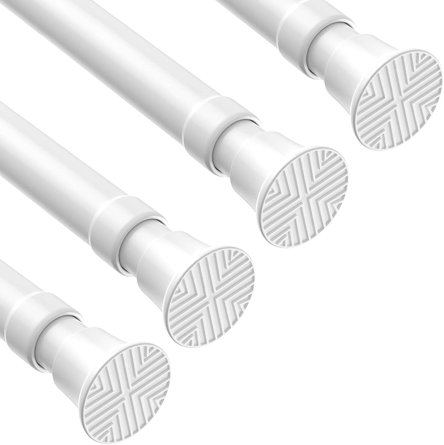 Adjustable Tension Curtain Rods for Small Spaces 18 to 36 Inch