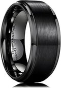 King Will Basic Tungsten Ring for Men 6mm 7mm 8mm 9mm 10mm Matte