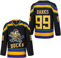 D-5 Youth Mighty Ducks Jersey Conway 96 Banks 99 - Movie Ice Hockey