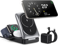 15W Fast 3-in-1 Wireless Charger Stand for iPhone & Apple Watch