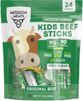 Mission Meats Kids Beef Sticks 100% Grass Fed - Kid-Friendly Protein