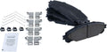 TRQ Premium Posi Ceramic Disc Brake Pad Front Kit - Quiet, Direct Fit