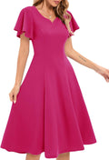 Wedding Guest Dresses for Women Vintage Fit and Flare (Style R97N)