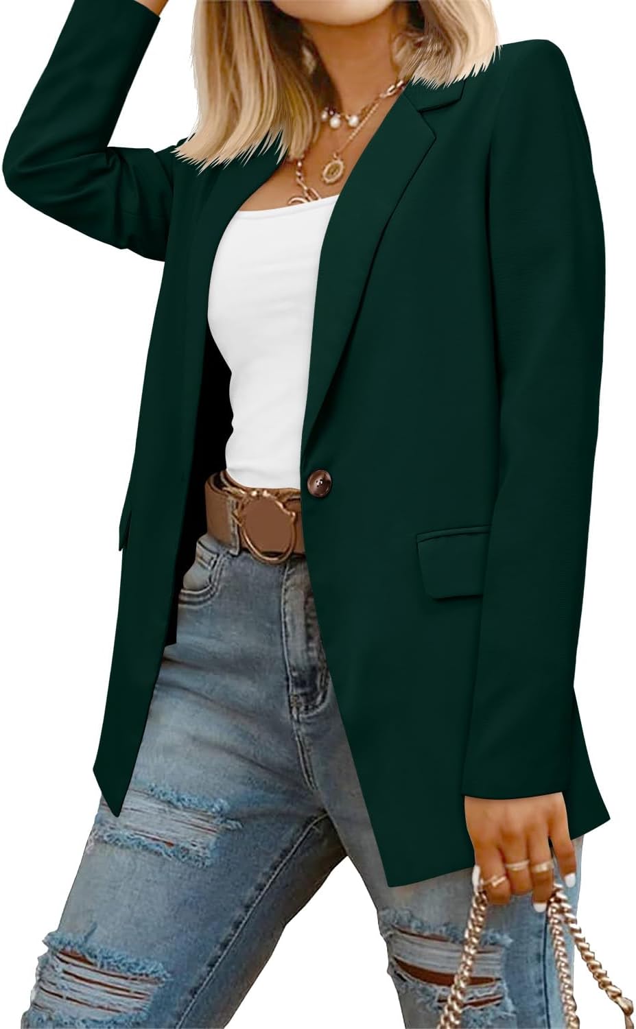 CRAZY GRID Women Business Casual Blazers for Stylish Workwear