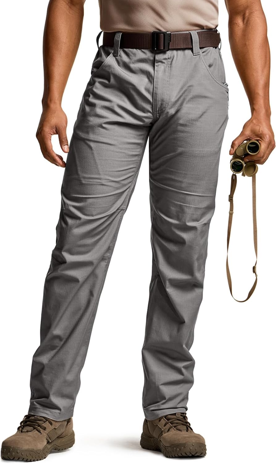 CQR Men's Utility Flex Cargo Pants for Tactical Comfort