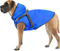 Dog Raincoat Waterproof Hoodie with Reflective Straps - Adjustable Fit