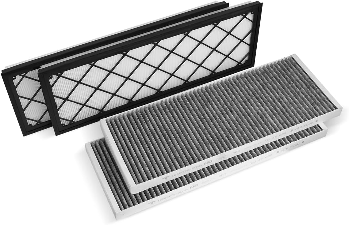 4-Pack HEPA Cabin Air Filter for Tesla Model Y 2020-2026