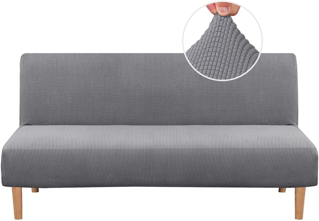 H.VERSAILTEX Armless Futon Cover Stretch Sofa Bed Protector