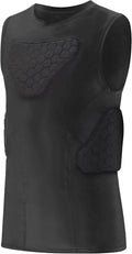 Youth Padded Compression Shirt Rib Protector for Football - Safe Fit