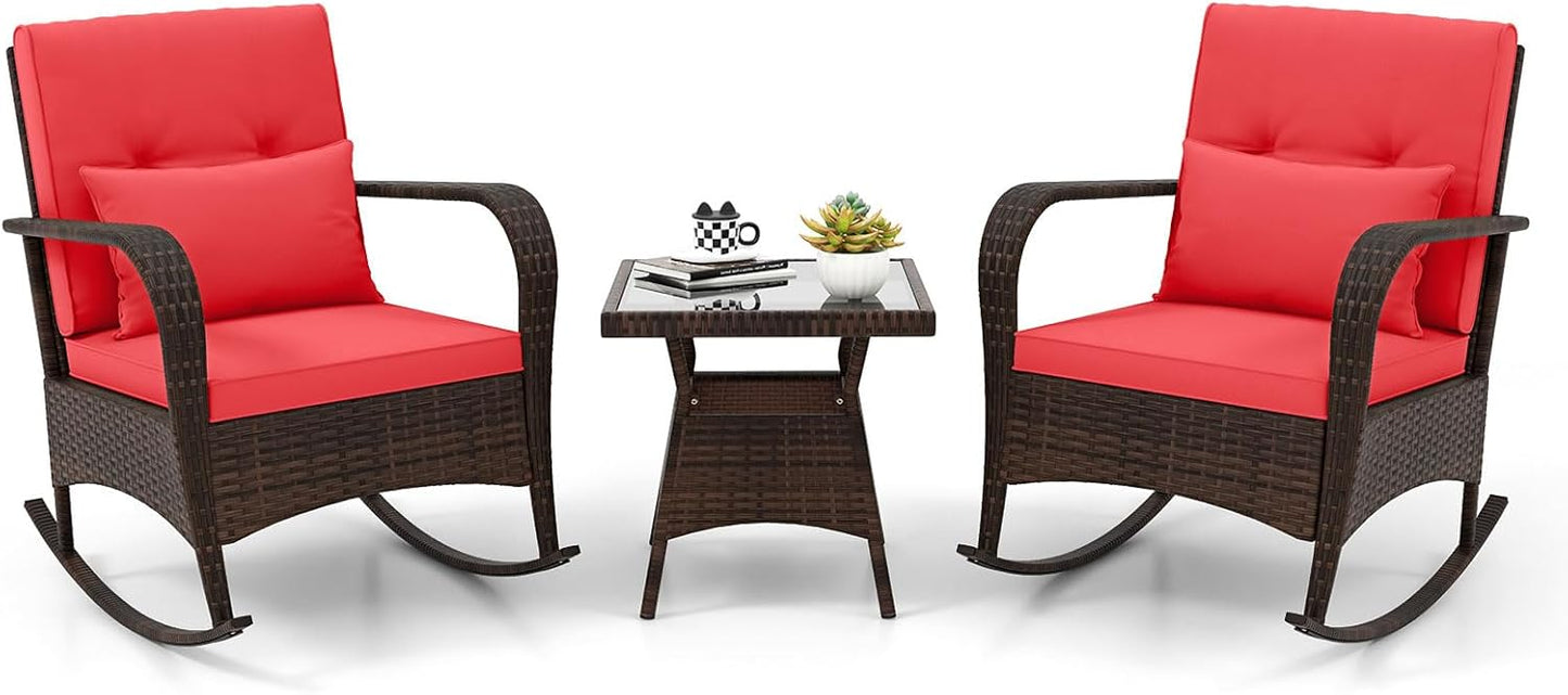 ORALNER 3 Pieces Patio Furniture Set for Relaxation and Style