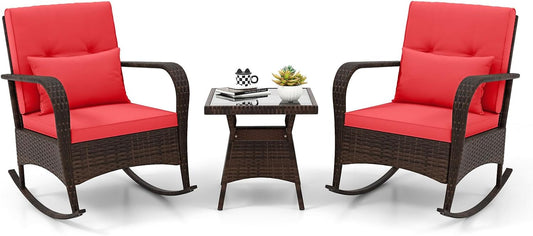 ORALNER 3 Pieces Patio Furniture Set for Relaxation and Style