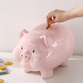 13 Large Piggy Bank for Adults - Oversized Ceramic Coin Bank