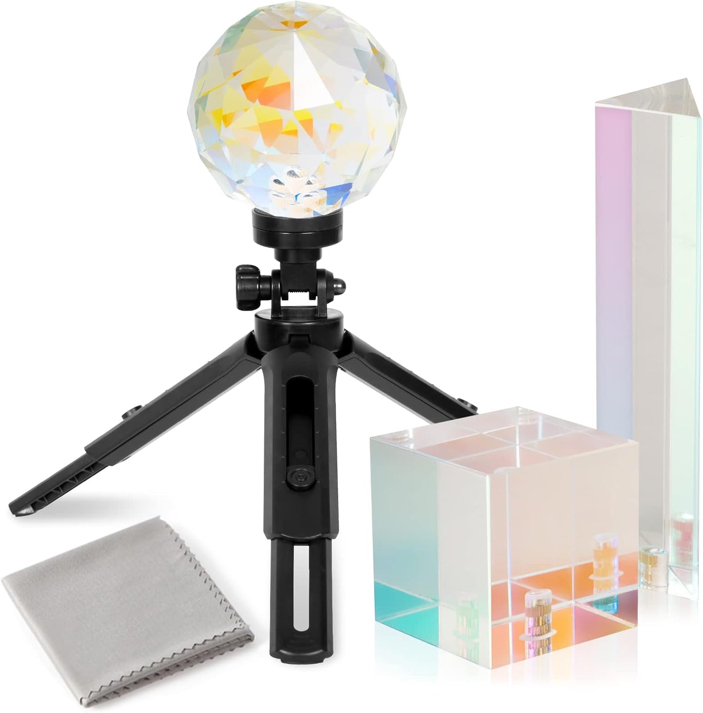 Meking 3Pcs Photography Crystal Prism Set for Stunning Effects